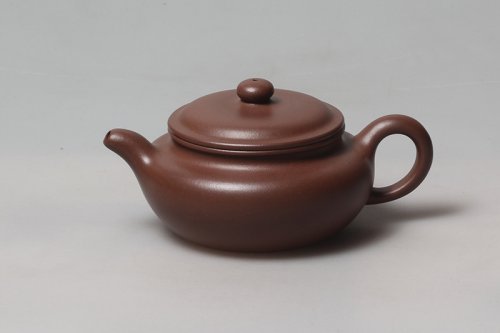 陈艳紫砂壶 扁古 