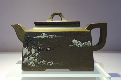 华青紫砂壶 君方 