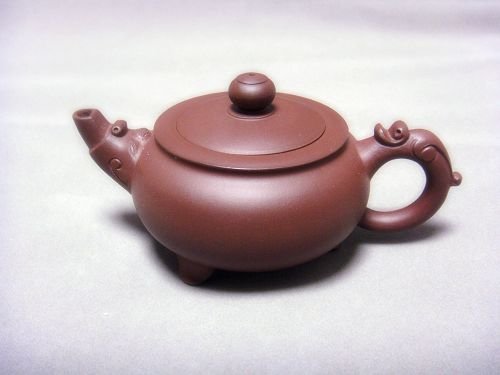 吴祥大紫砂壶 玉龙壶（吴健作品）200CC 