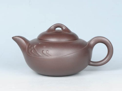 周庚大紫砂壶 浪花 
