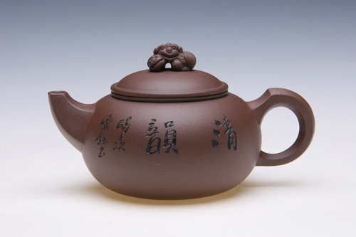 周琴娣紫砂壶 母子情壶 