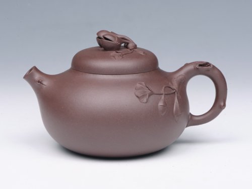 钱红月紫砂壶 开心果 