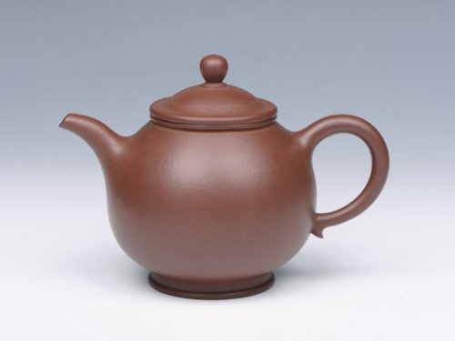 钱红月紫砂壶 潘壶 