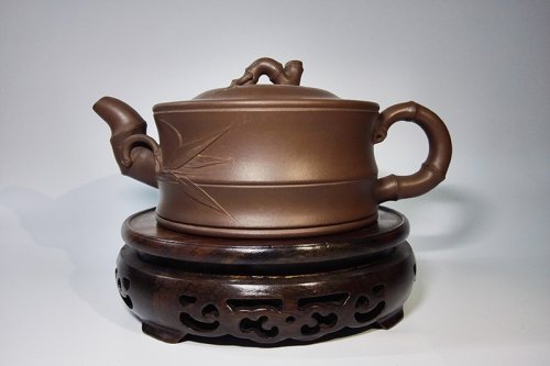 陈玉芳紫砂壶 竹段 