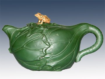 陈文南紫砂壶 荷趣 