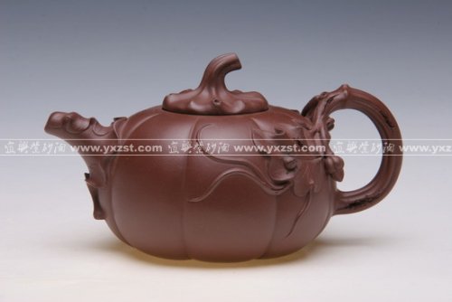 储彩琴紫砂壶 手工南瓜 