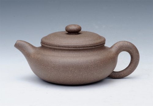 陈国华紫砂壶 扁腹 