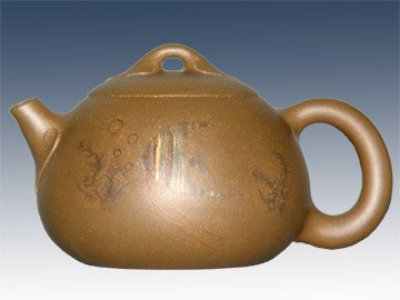 陈品寿紫砂壶 如意西施绞泥 