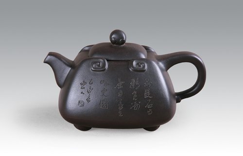 谢曼伦紫砂壶 大璧玉如意壶 