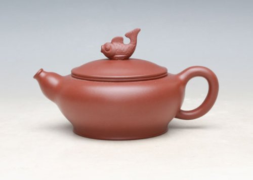 陈淑芬紫砂壶 鱼趣 