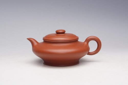 杨春根紫砂壶 虚扁 